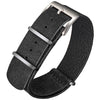 Suede Leather Watch Band, Style One-Piece Military Watch