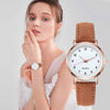 Ladies Luminous Quartz Watch, Digital  Leather Watch