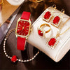 Luxury Fashion Square Women's Watches Brand Ladies Quartz Wristwatch