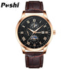 Swiss Brand POSHI Men Watch Fashion Top Luxury Sport Men's Wristwatch